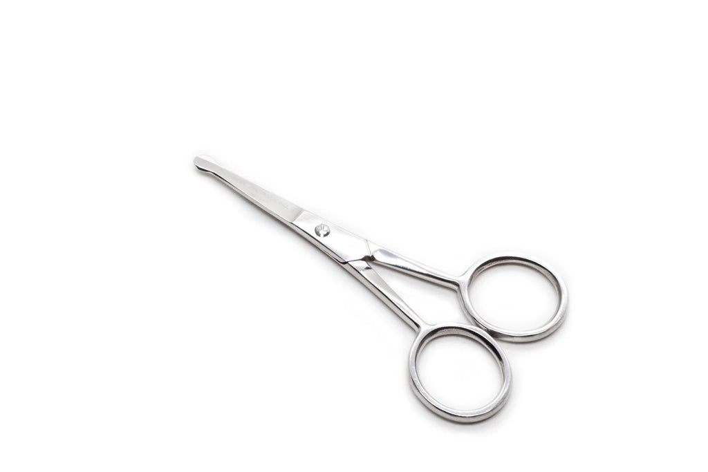 Tijera Para Bigote Y Nariz De Punta Recta Acero Inoxidable Plata