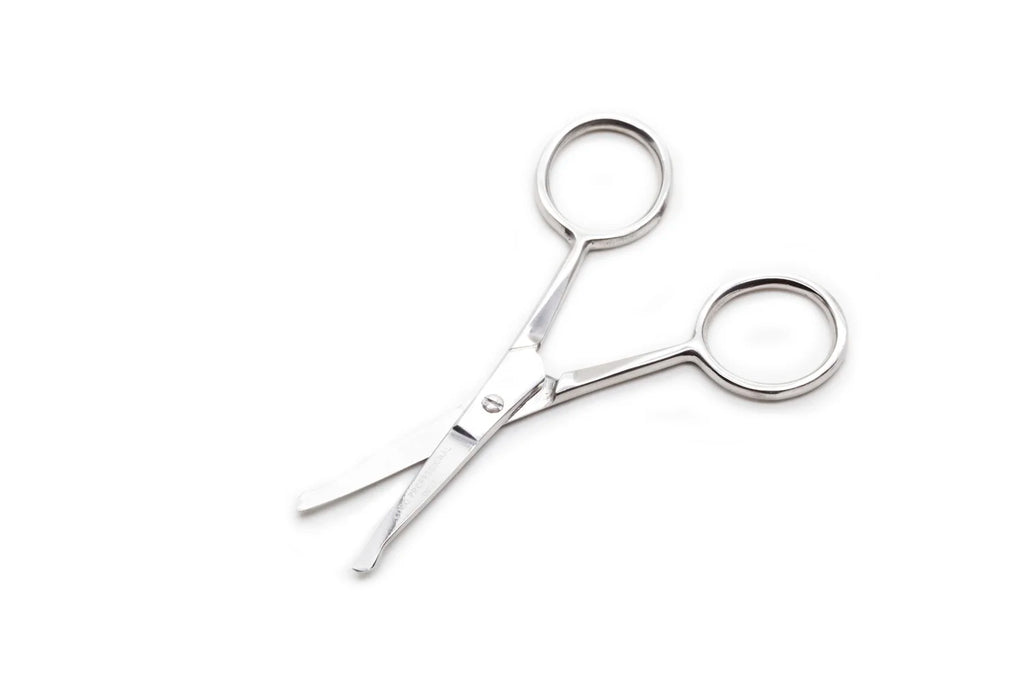 Tijera Para Bigote Y Nariz De Punta Recta Acero Inoxidable Plata