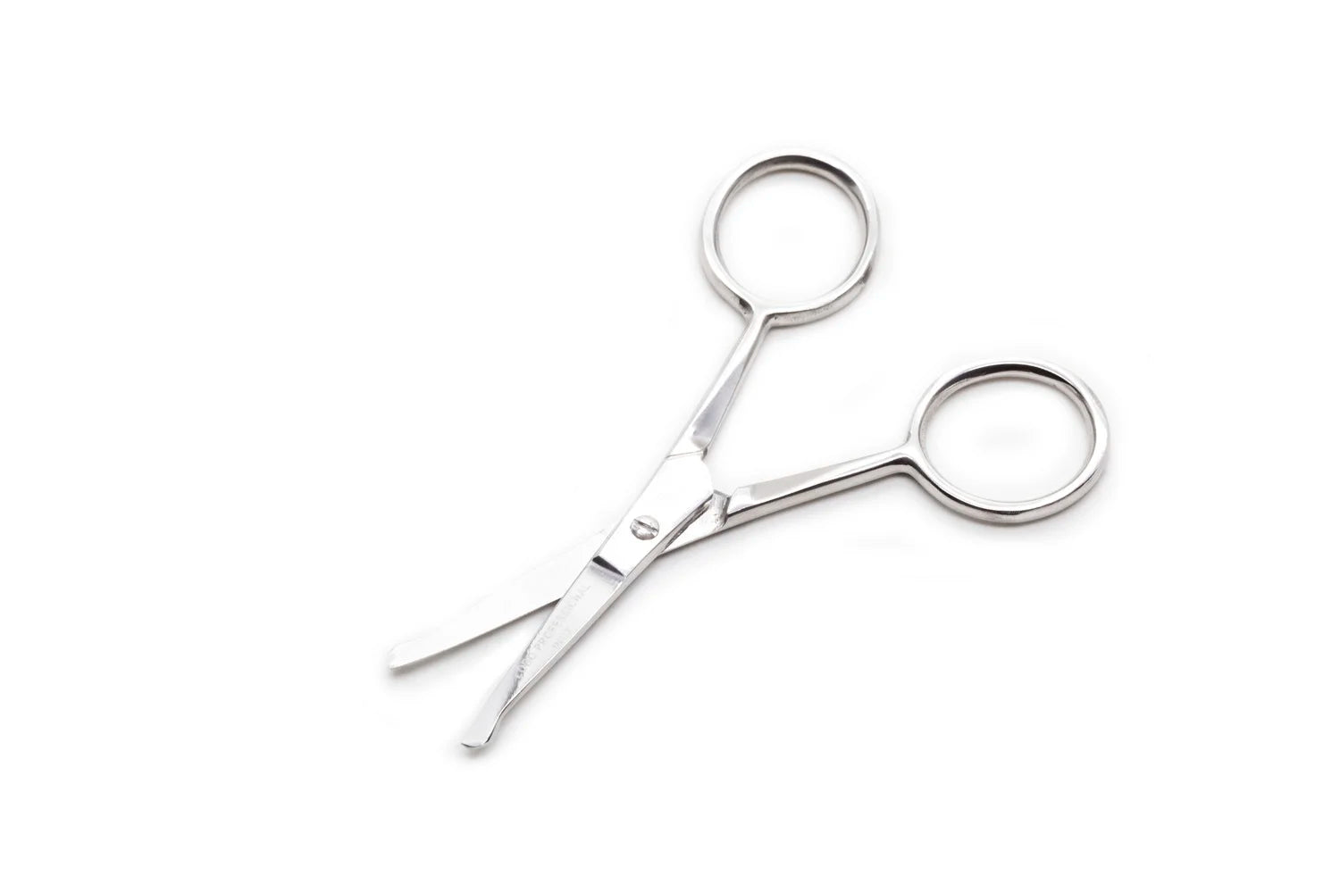 Tijera Para Bigote Y Nariz De Punta Recta Acero Inoxidable Plata