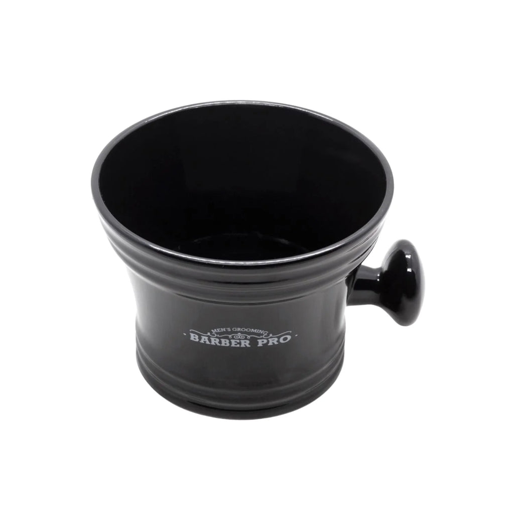 Tazon Con Mango Para Afeitar, Plastico Negro