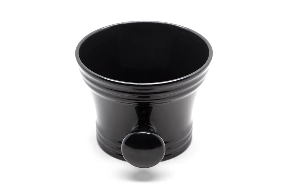 Tazon Con Mango Para Afeitar, Plastico Negro