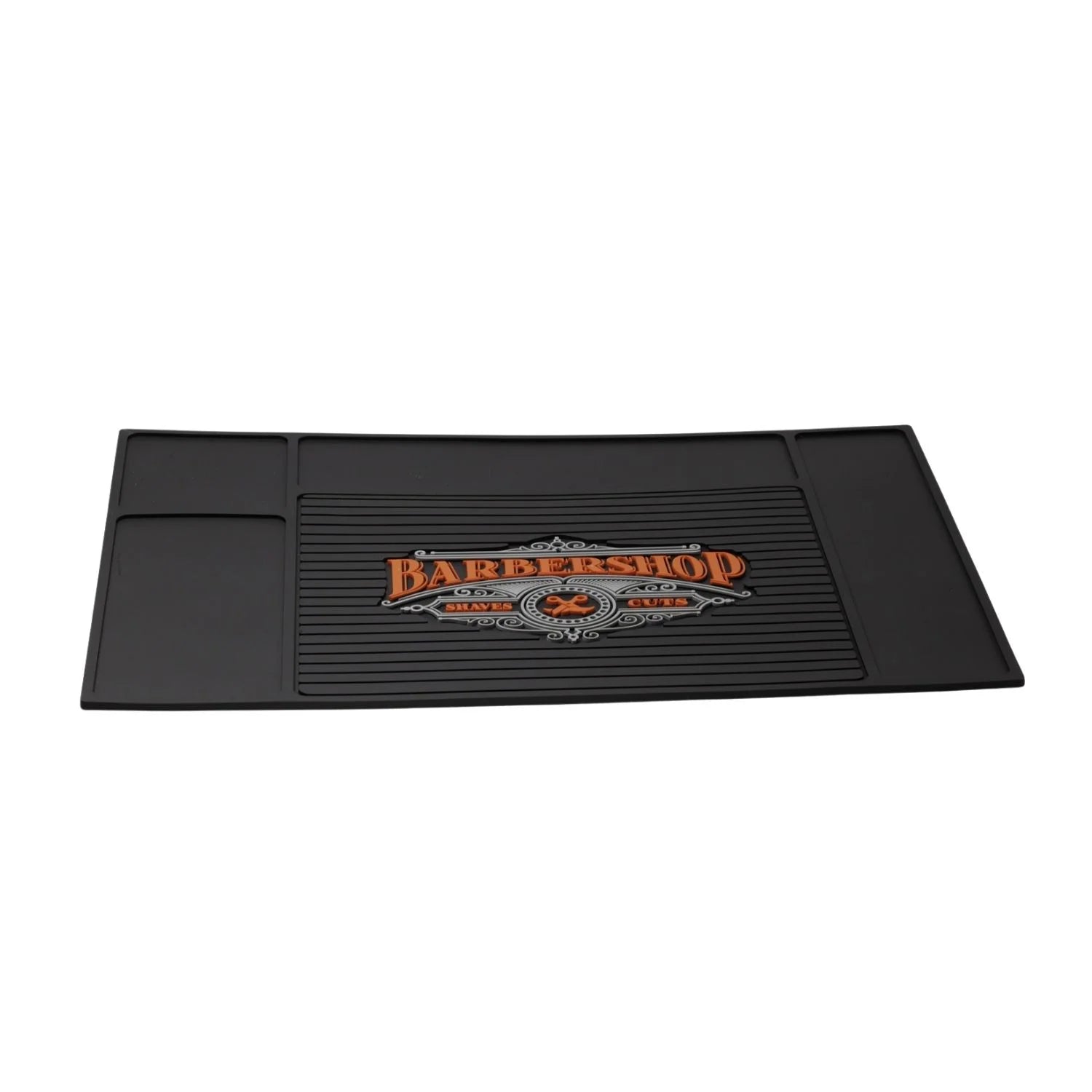 Tapete Termico Antideslizante Para Barberia «barbershop» Silicon Negro