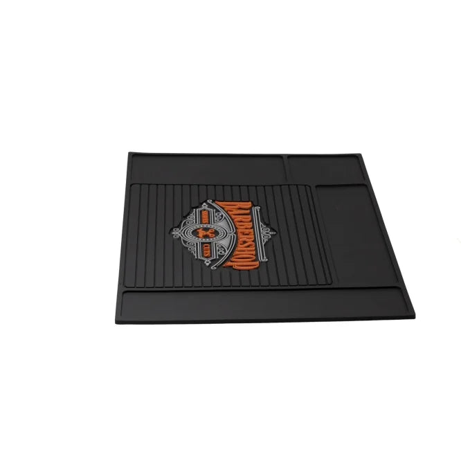 Tapete Termico Antideslizante Para Barberia «barbershop» Silicon Negro