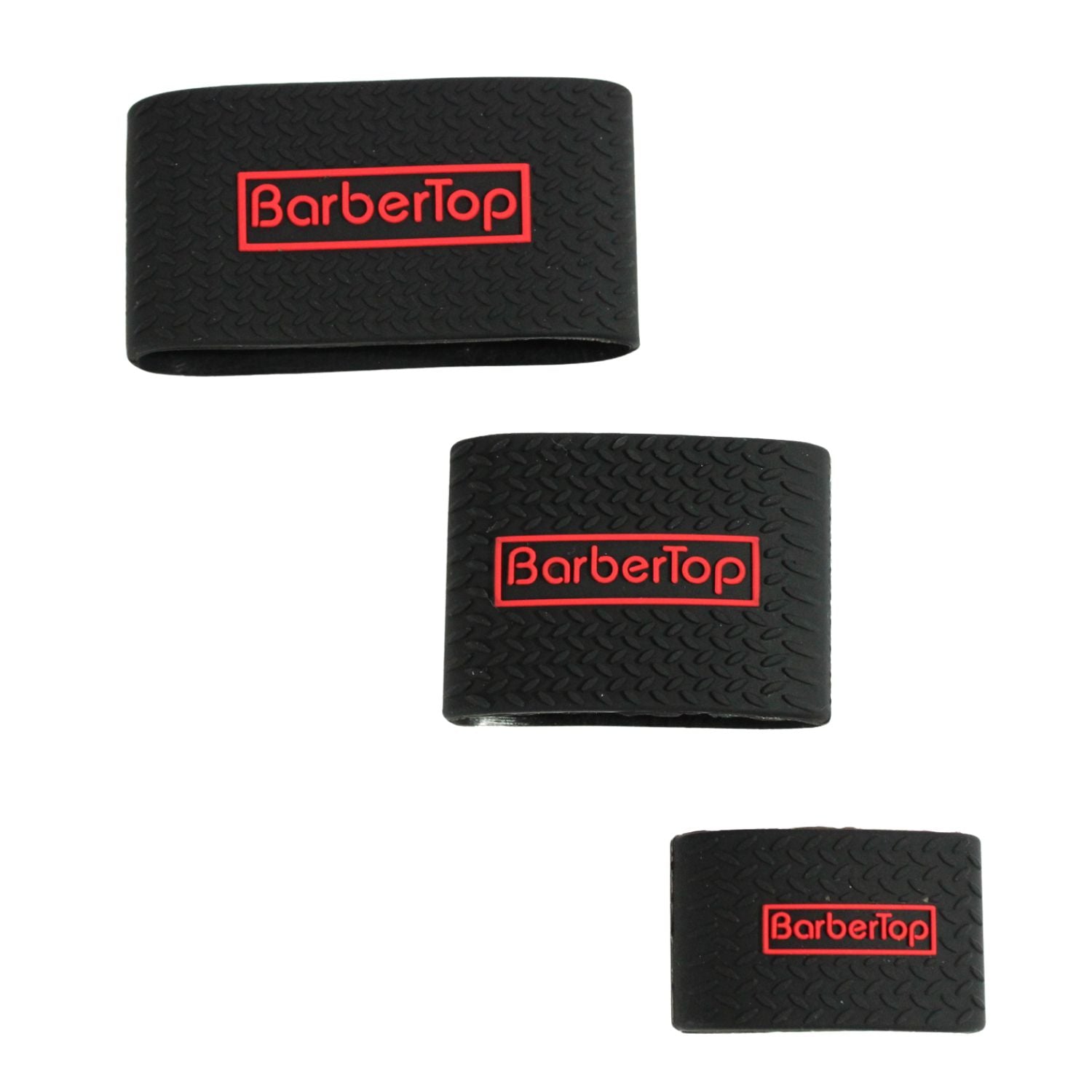 Sujetadores Antideslizantes Para Maquina De Corte Silicon Negro/rojo