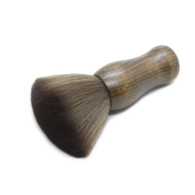 Bledo Para Cuello Con Cerdas De Acabado Suave Sintetico/madera Cafe