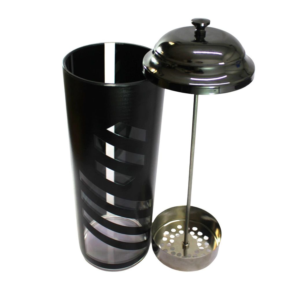 Cilindro Para Esterilizar Instrumentos Acrilico/acero Inoxidable Negro/transparente