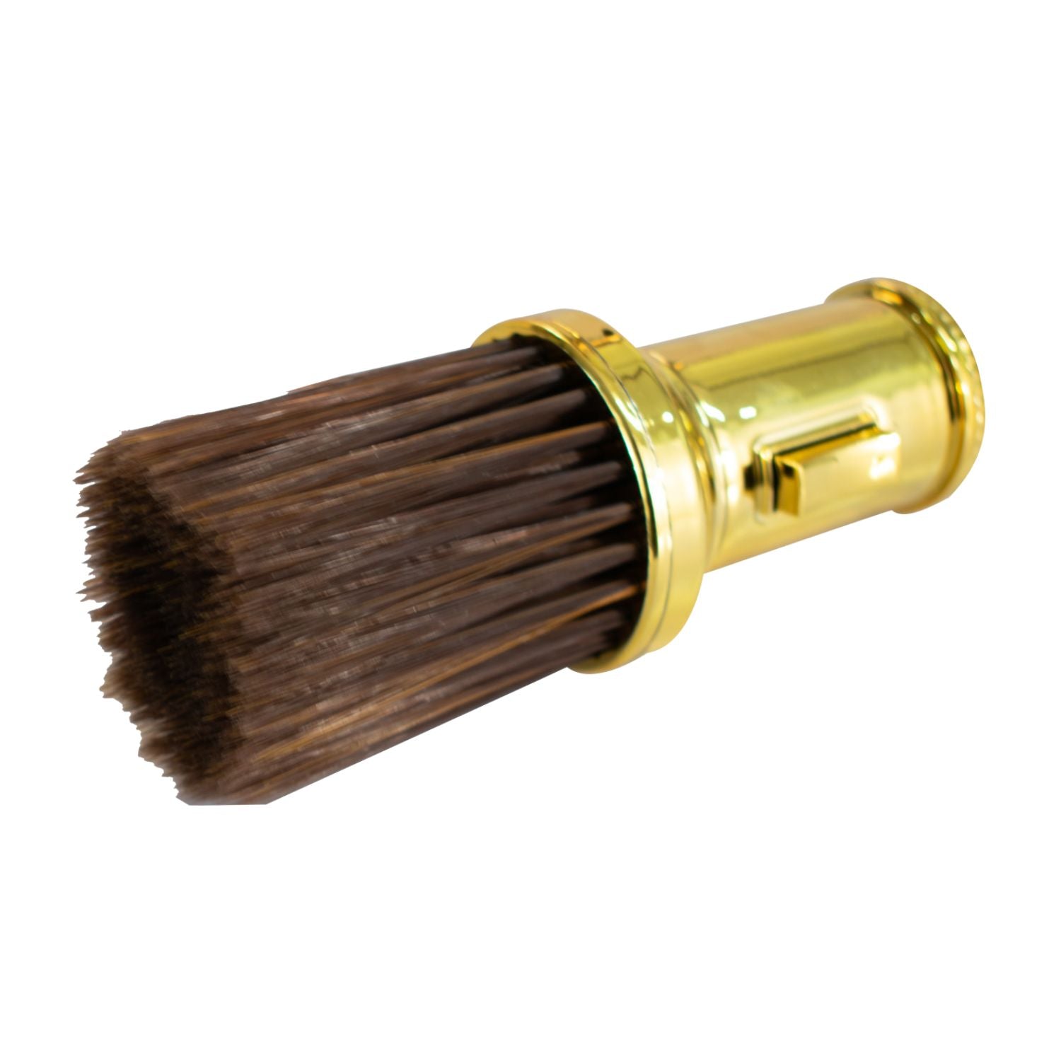 Bledo Para Cuello Con Dispensador De Talco Cerda Sintetica/plastico Dorado