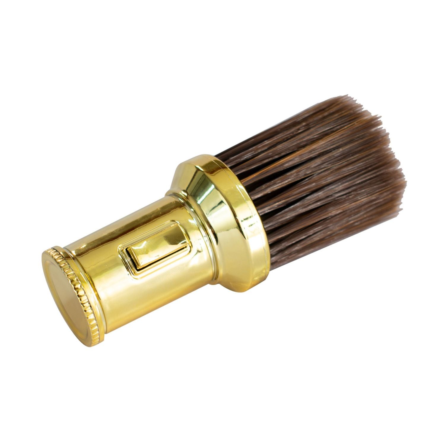 Bledo Para Cuello Con Dispensador De Talco Cerda Sintetica/plastico Dorado