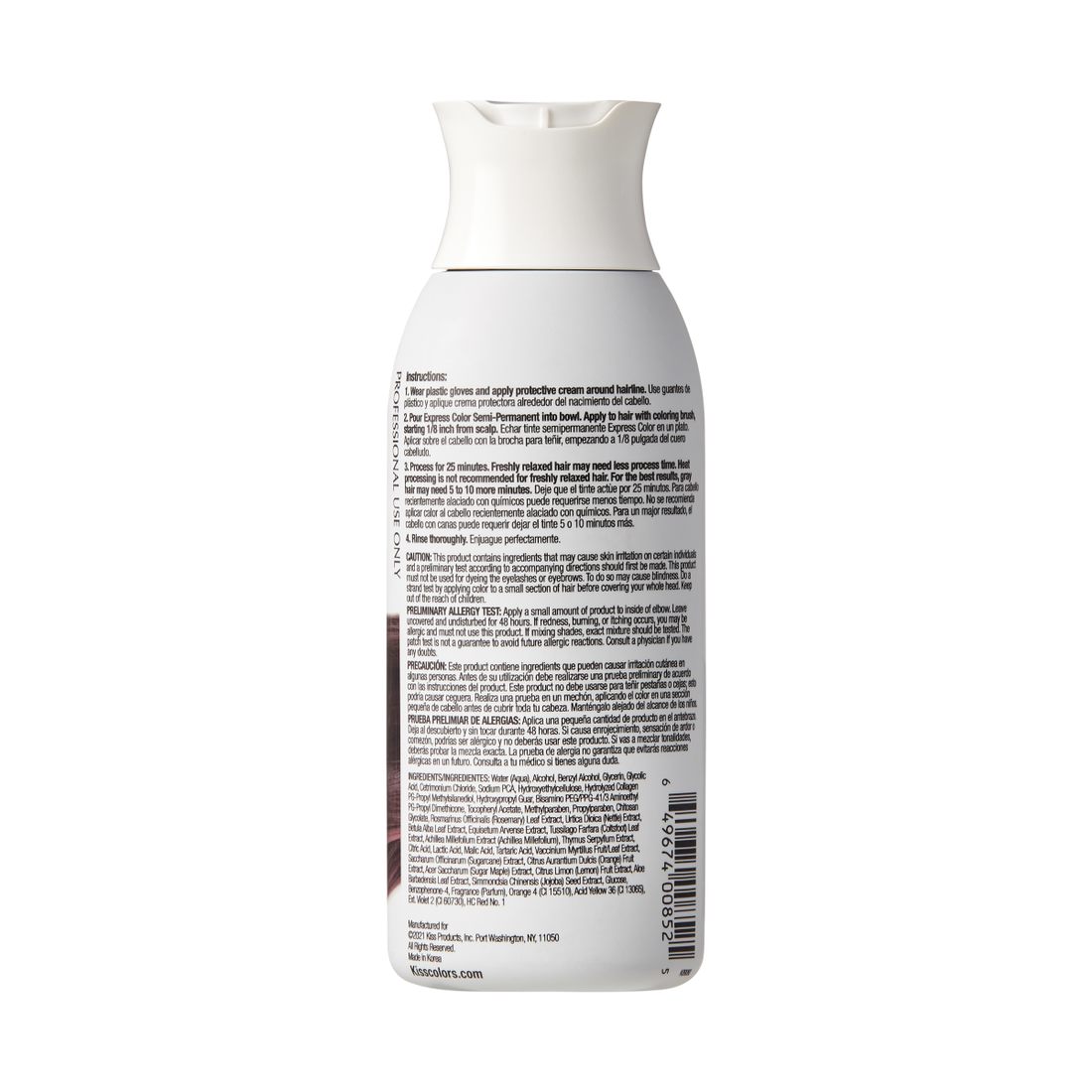 Tinte de Cabello Semi Permanente Express K89 - Darkest Brown