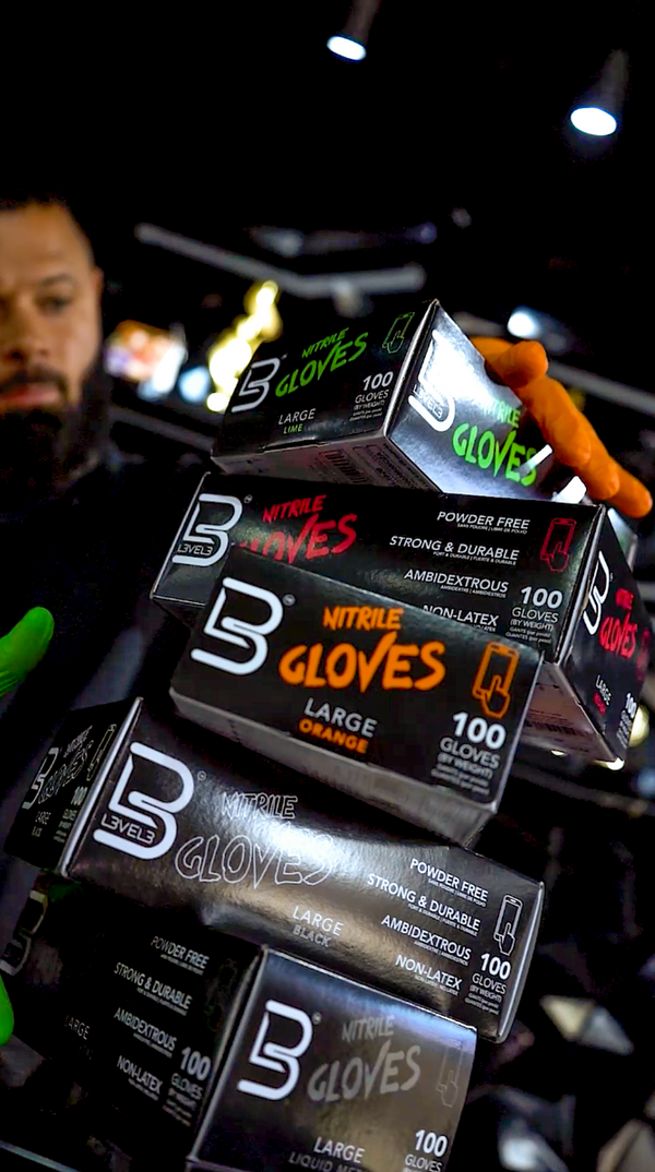 L3VEL3 Guantes Profesionales De Nitrilo