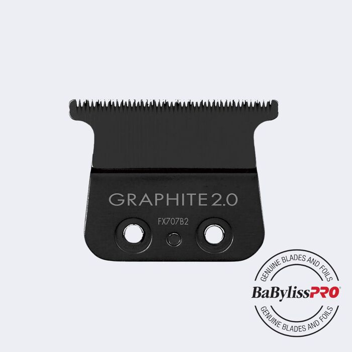 Cuchilla en “T” de dientes profundos de grafito negro BaBylissPRO®