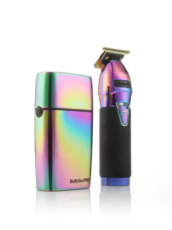 BaBylissPRO LimitedFX Iridescent Trimmer & Double Foil Shaver Set