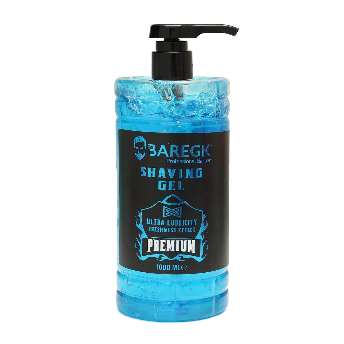 BAREGK PREMIUN azul Gel de Afeitar 1000ML