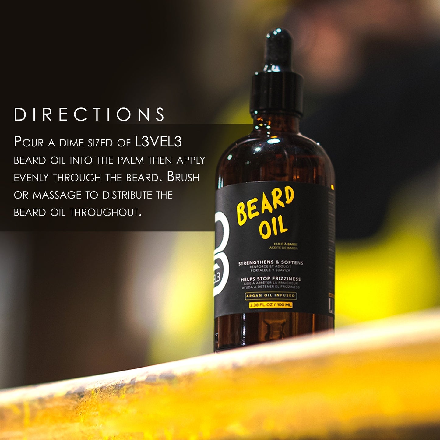L3VEL3 Aceite de barba