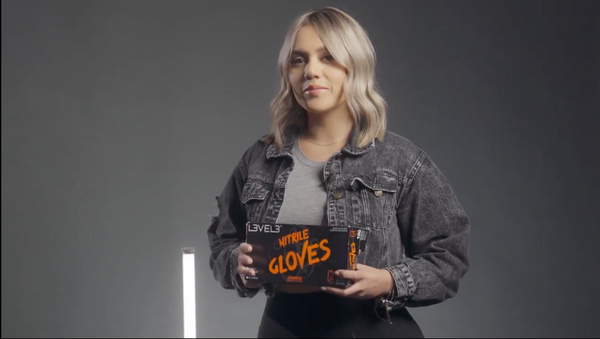 L3VEL3 Guantes Profesionales De Nitrilo