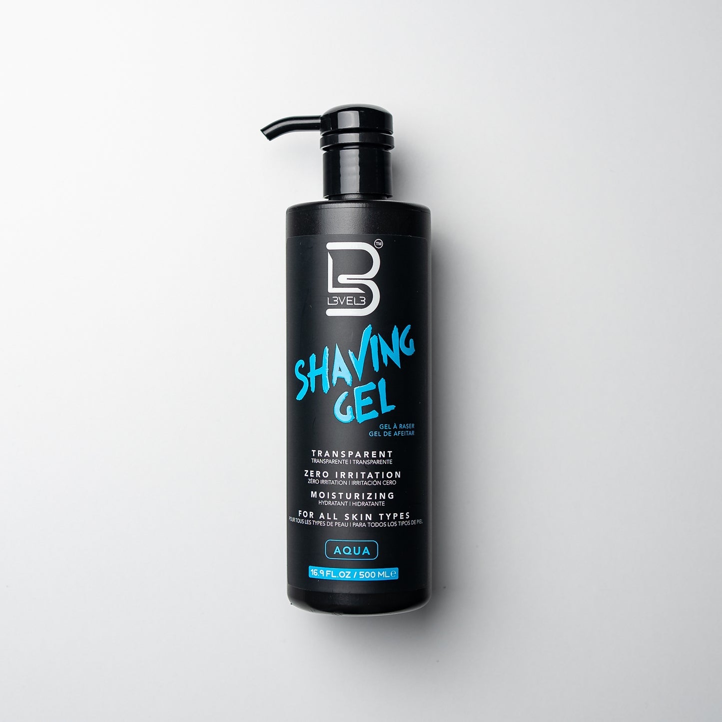 L3VEL3 Gel Para  Afeitar Transparente