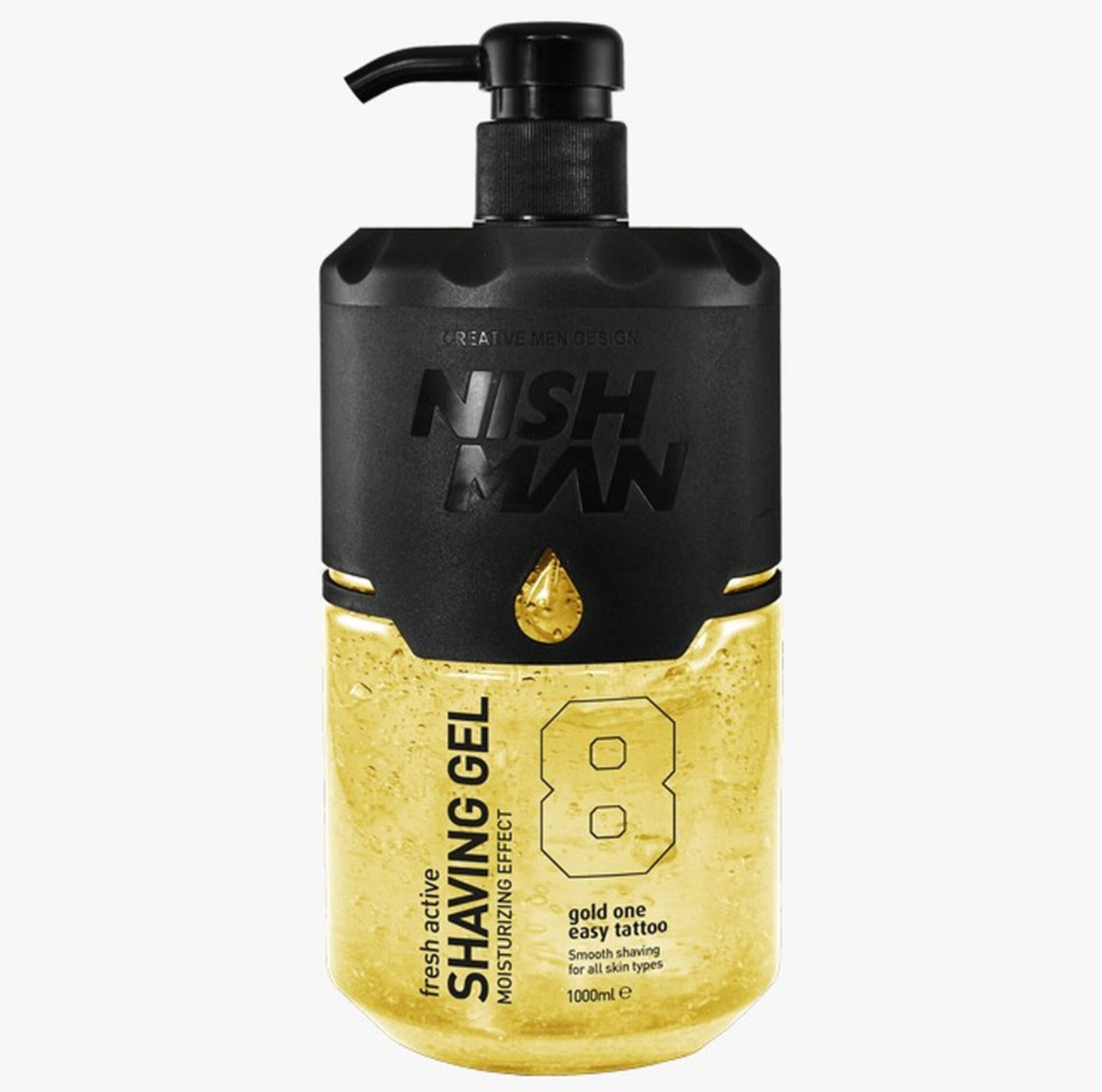 NISHMAN SHAVING GEL GOLD ONE 8-1000ml
