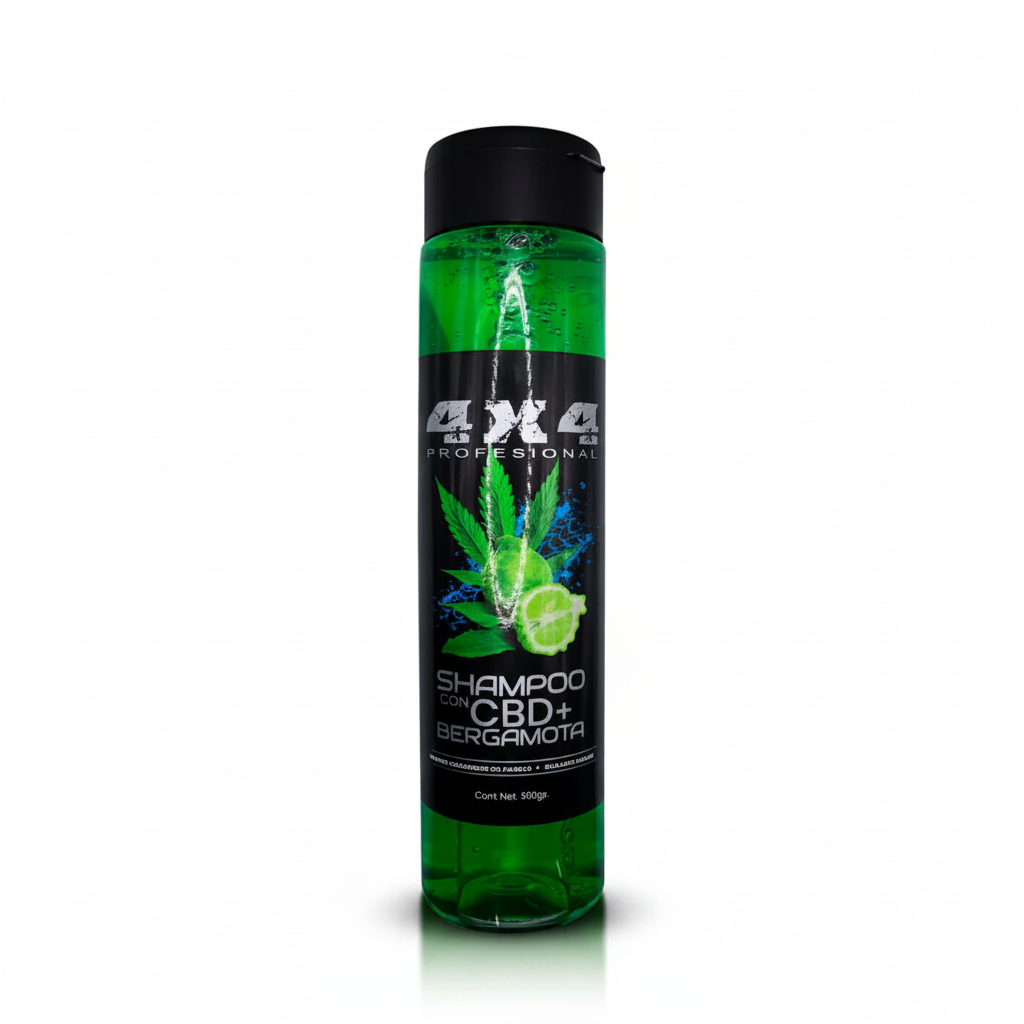 4X4 SHAMPOO CBD + BERGAMOTA