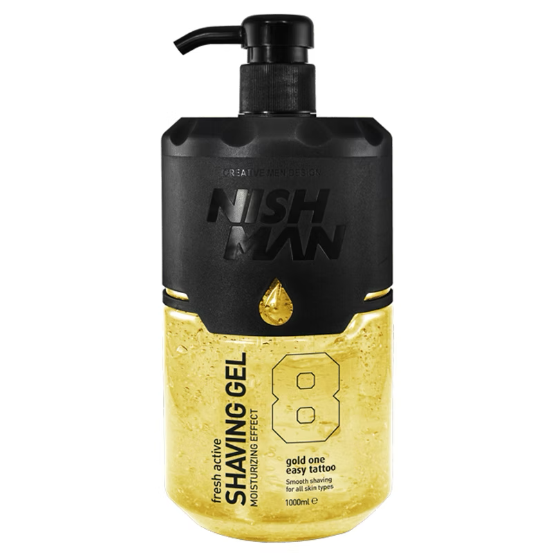NISHMAN SHAVING GEL GOLD ONE 8-1000ml