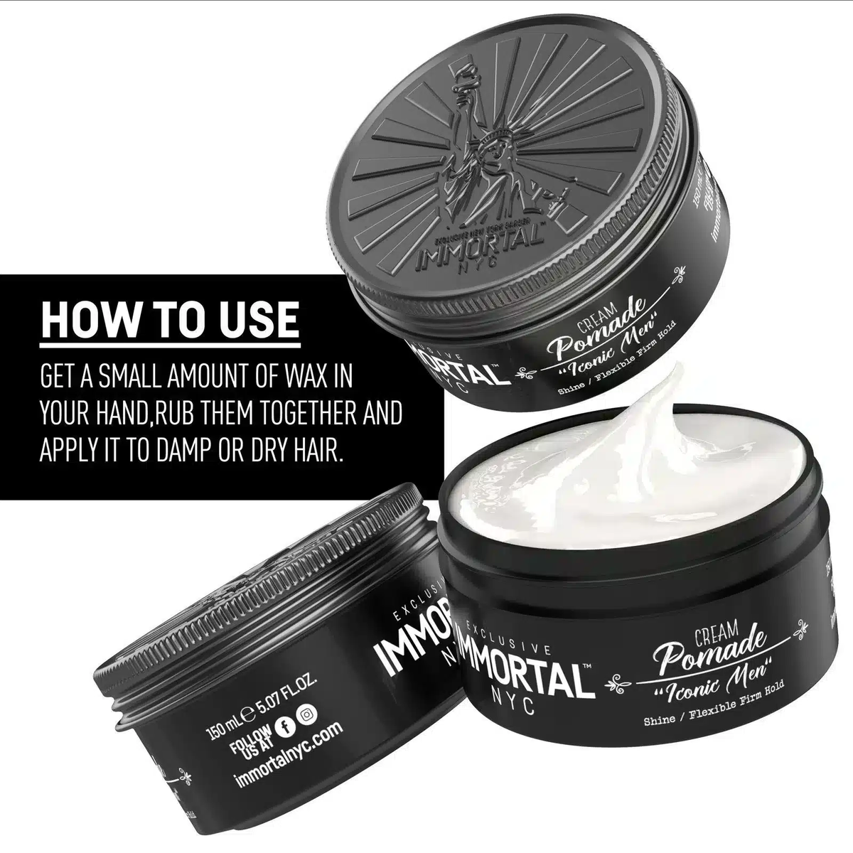 IMMORTAL NYC CREMA PARA PEINAR