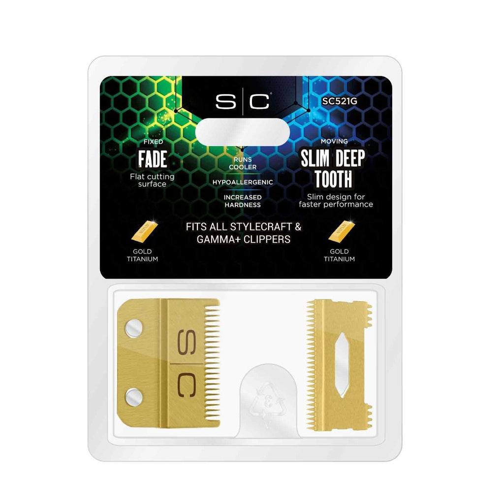 STYLECRAFT REPUESTO DE CUCHILLA GOLD TITANIUM FADE.