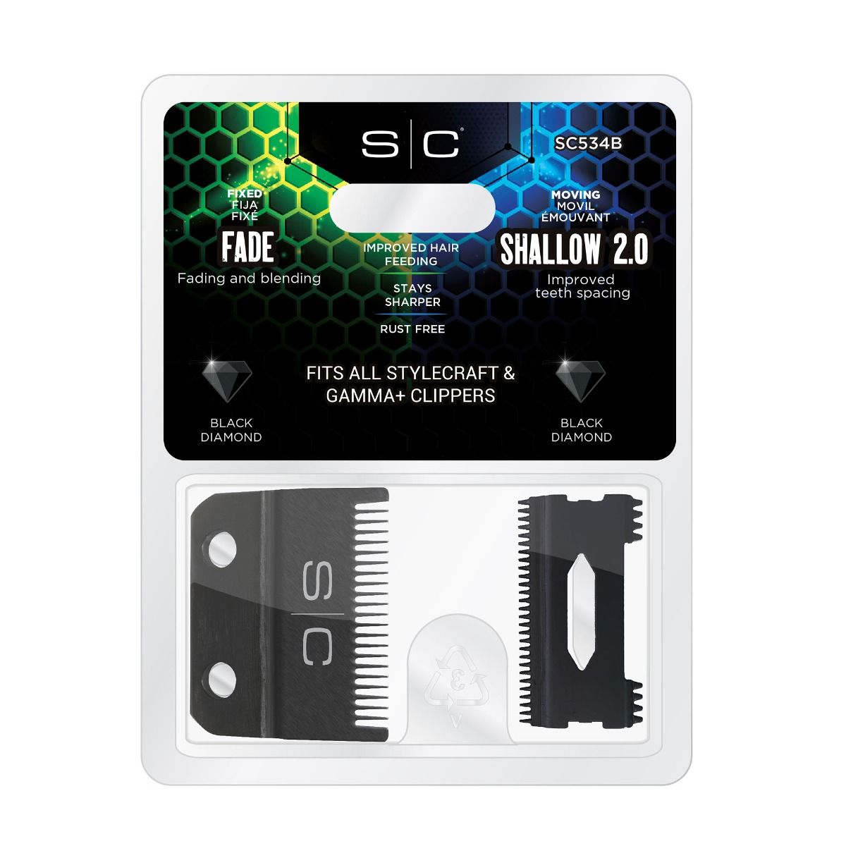 STYLECRAFT REPUESTO DE CUCHILLA BLACK DLC FADE.
