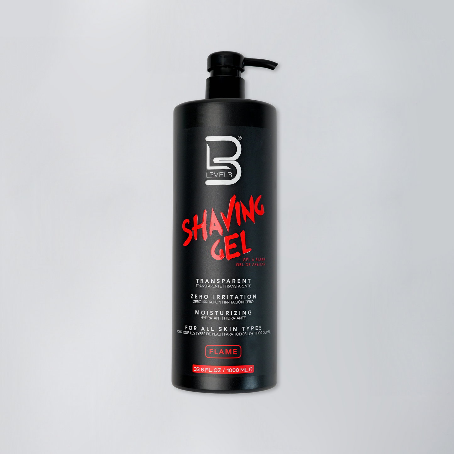 L3VEL3 Gel Para  Afeitar Transparente